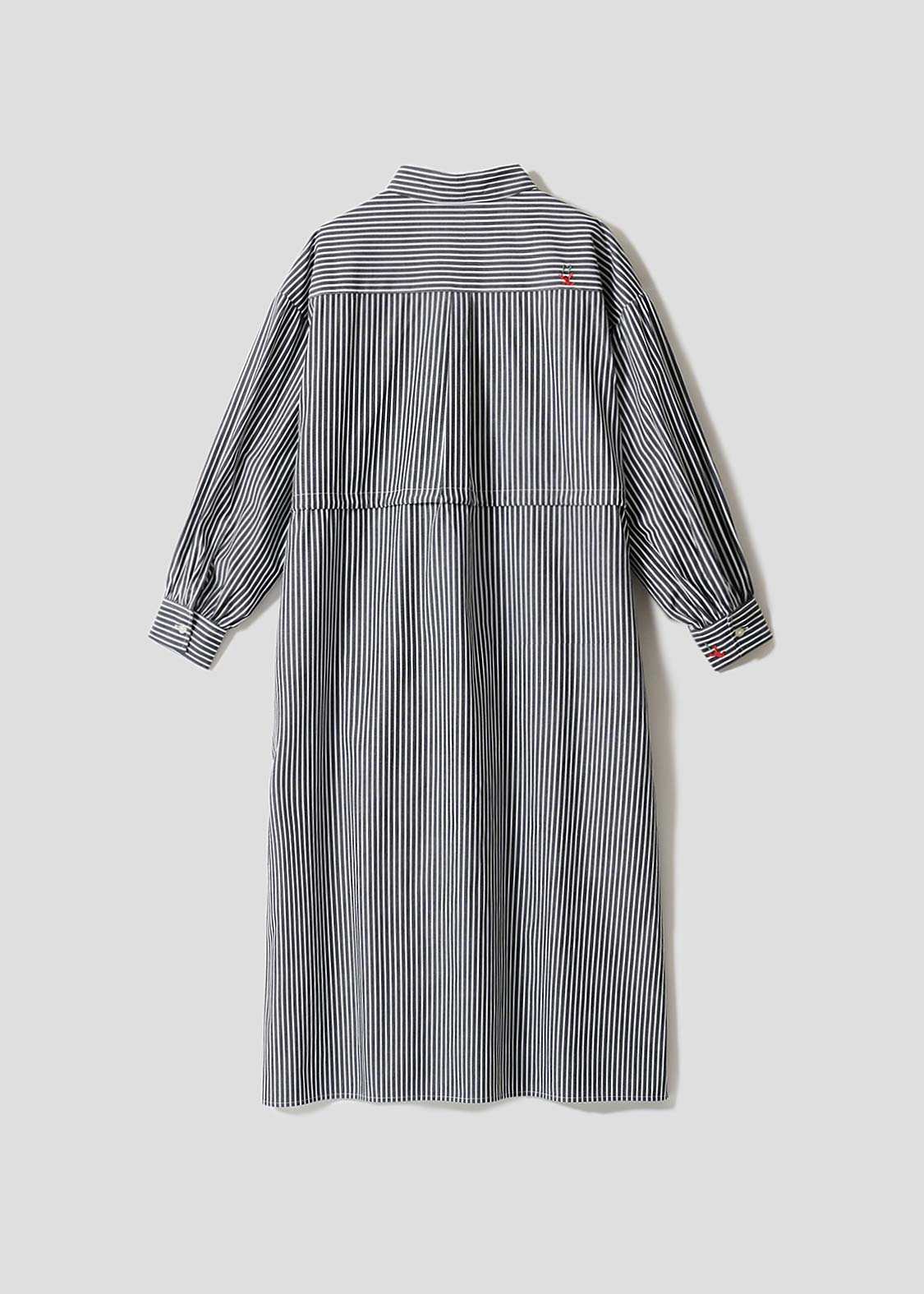 Ikaku Bikkuri Hatena | Striped Shirt Dress