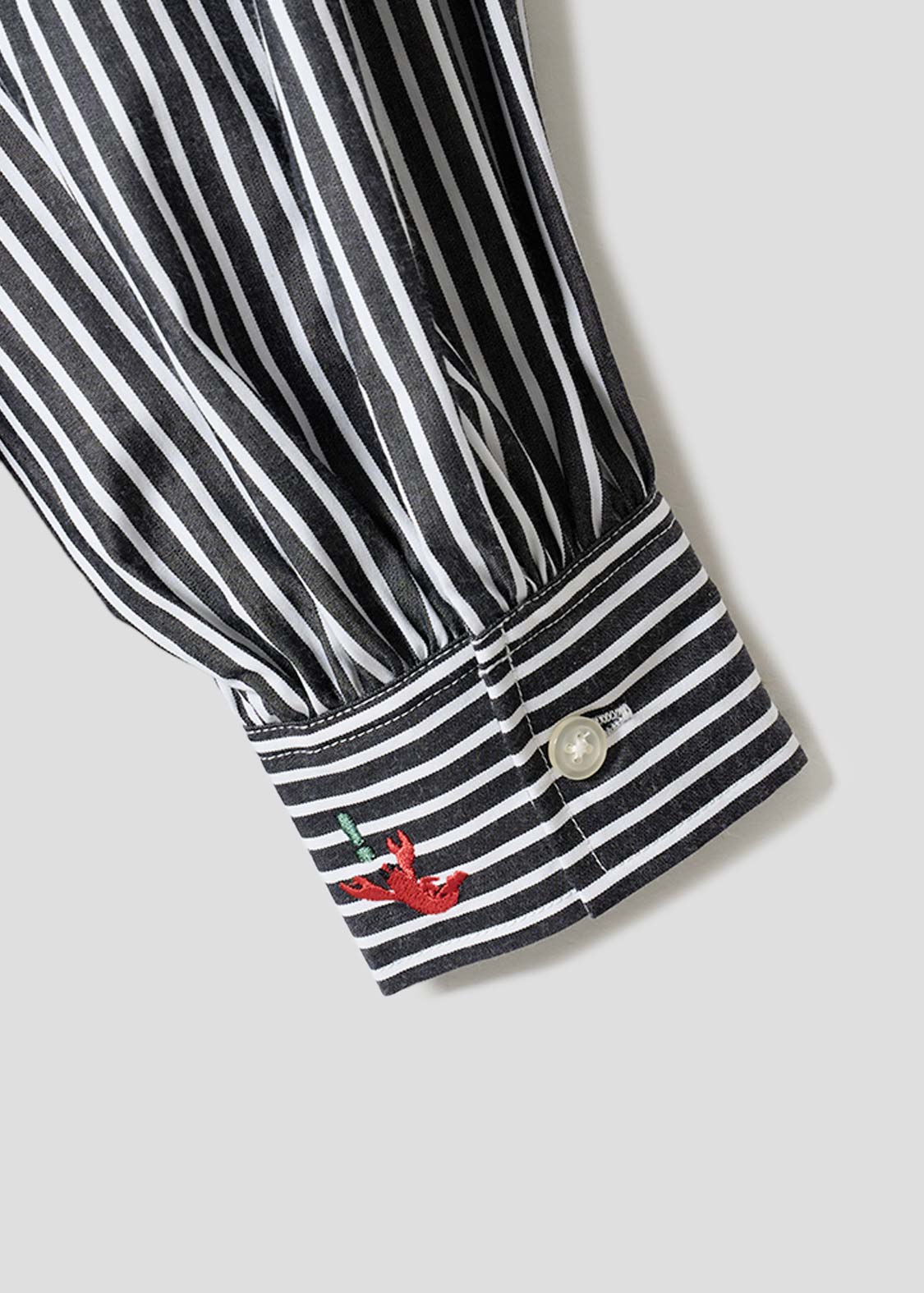 Ikaku Bikkuri Hatena | Striped Shirt Dress