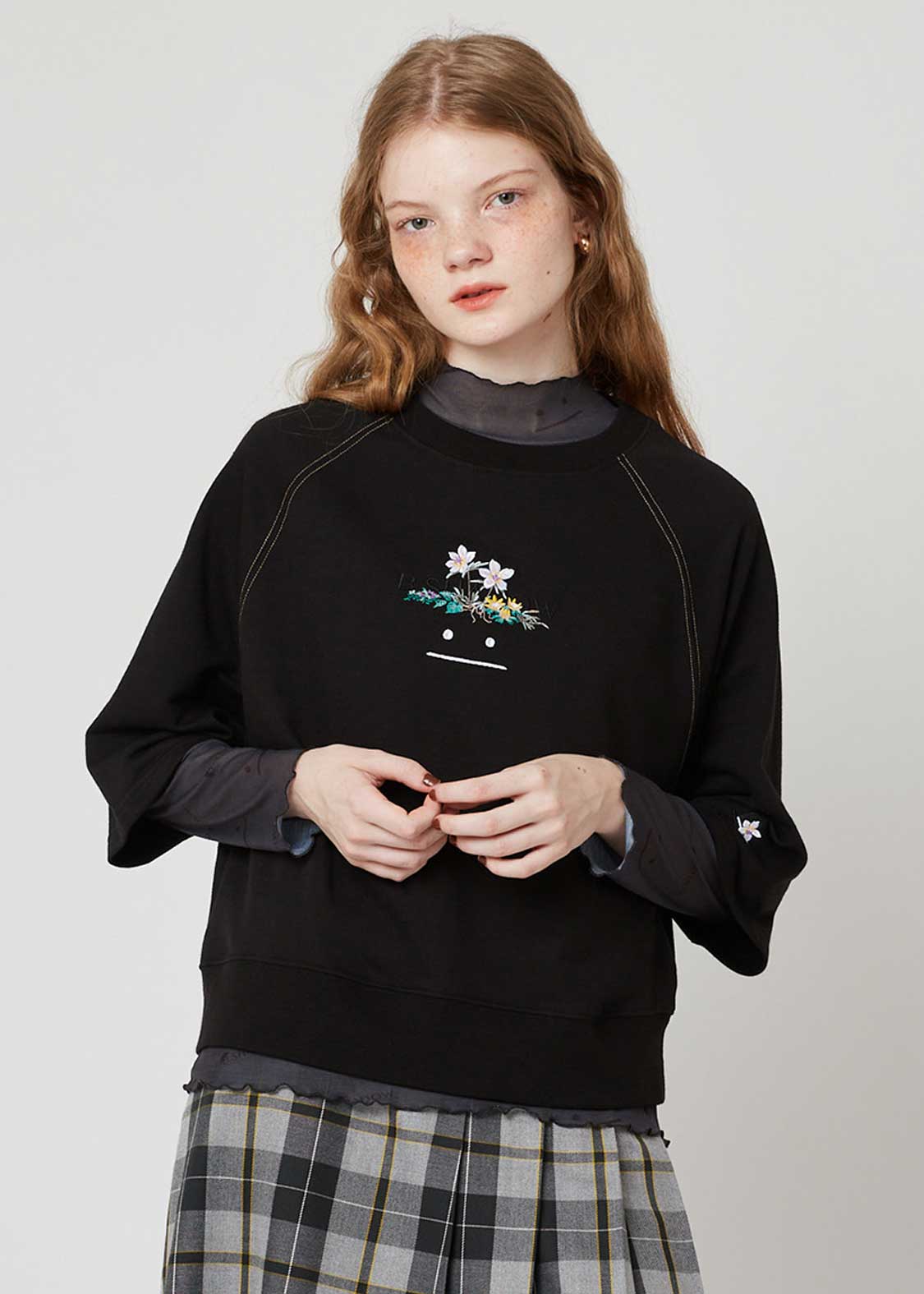 Beautiful Shadow Gentlemen | 3/4 Sleeve Sweatshirt
