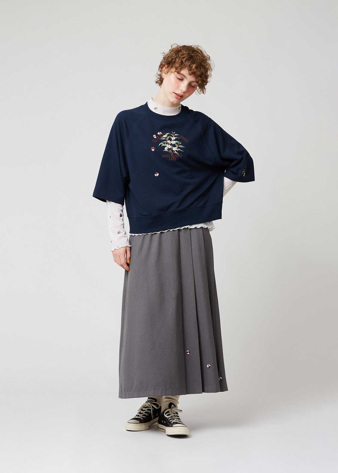 Rolling Pandas Tee | 3/4 Sleeve Sweatshirt