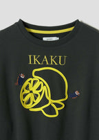 Ikaku Supai | Cropped Fleece Sweatshirt