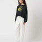 Ikaku Supai | Cropped Fleece Sweatshirt