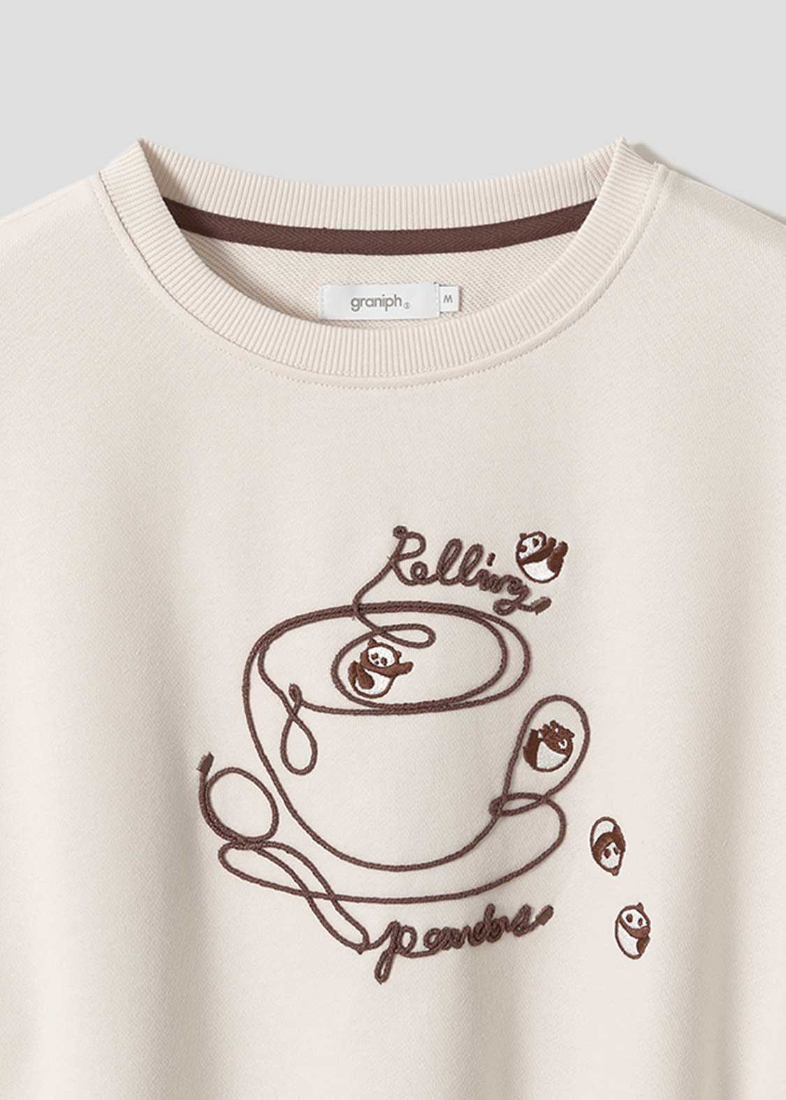 Rolling Pandas Tee | Cropped Fleece Sweatshirt