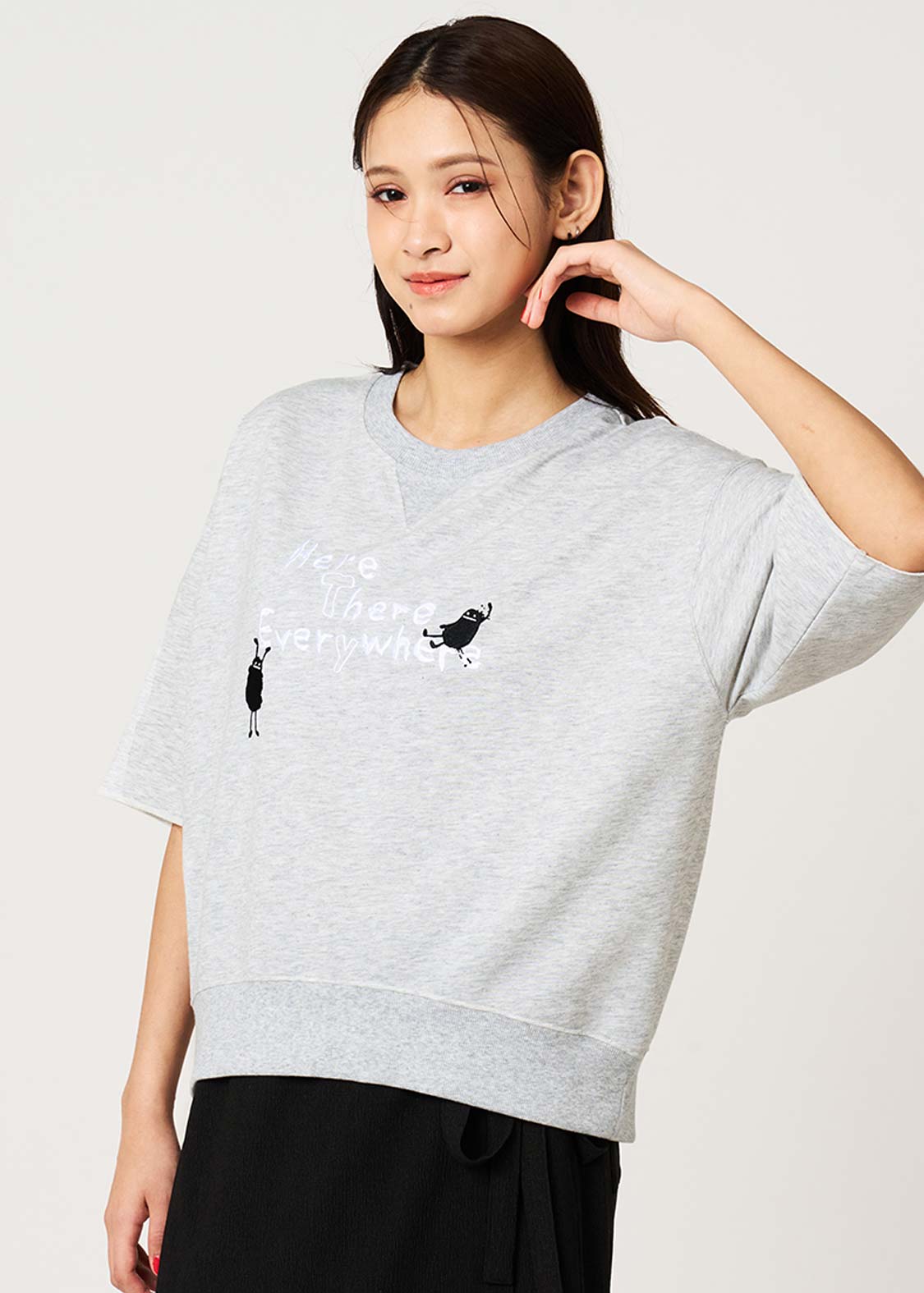 Beautiful Shadow Playful Paint | Short Sleeve Sweatshirt