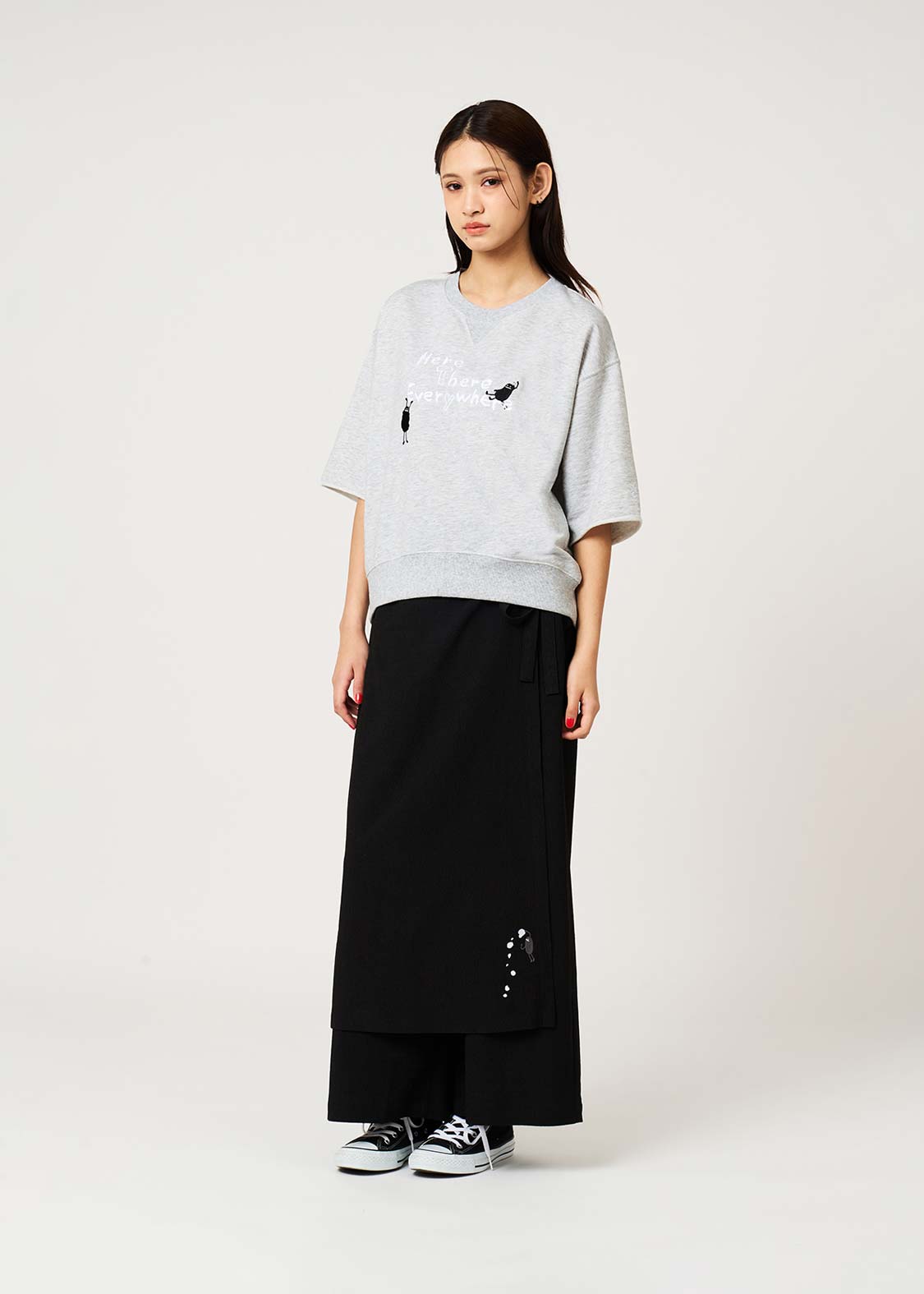 Beautiful Shadow Playful Paint | Short Sleeve Sweatshirt