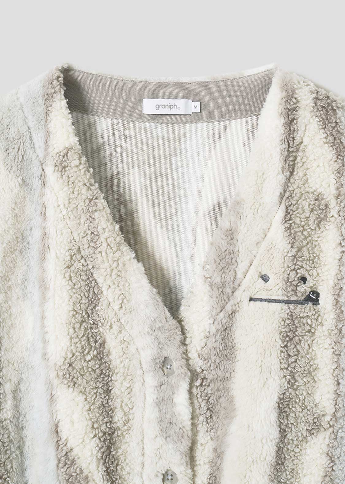 Beautiful Shadow Zoom | Mixed Boa Cardigan