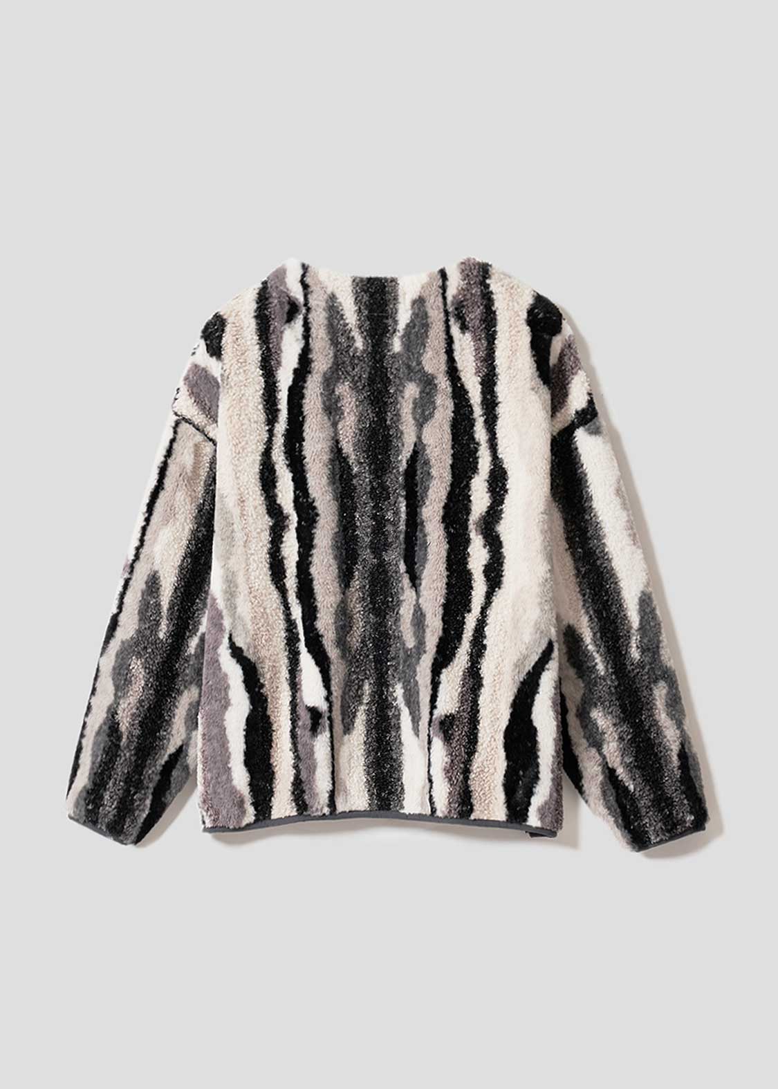 Rolling Pandas | Mixed Boa Cardigan