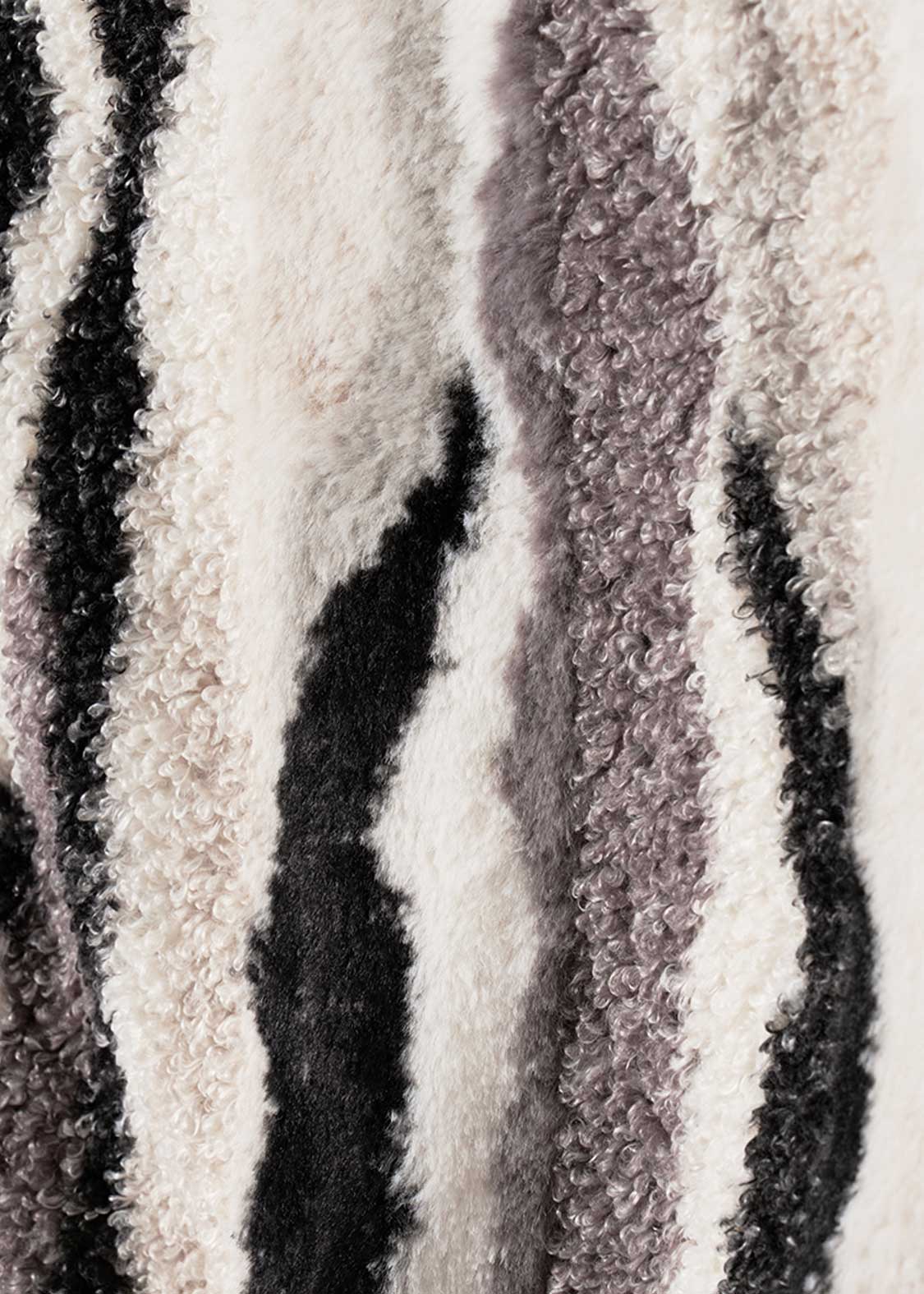 Rolling Pandas | Mixed Boa Cardigan