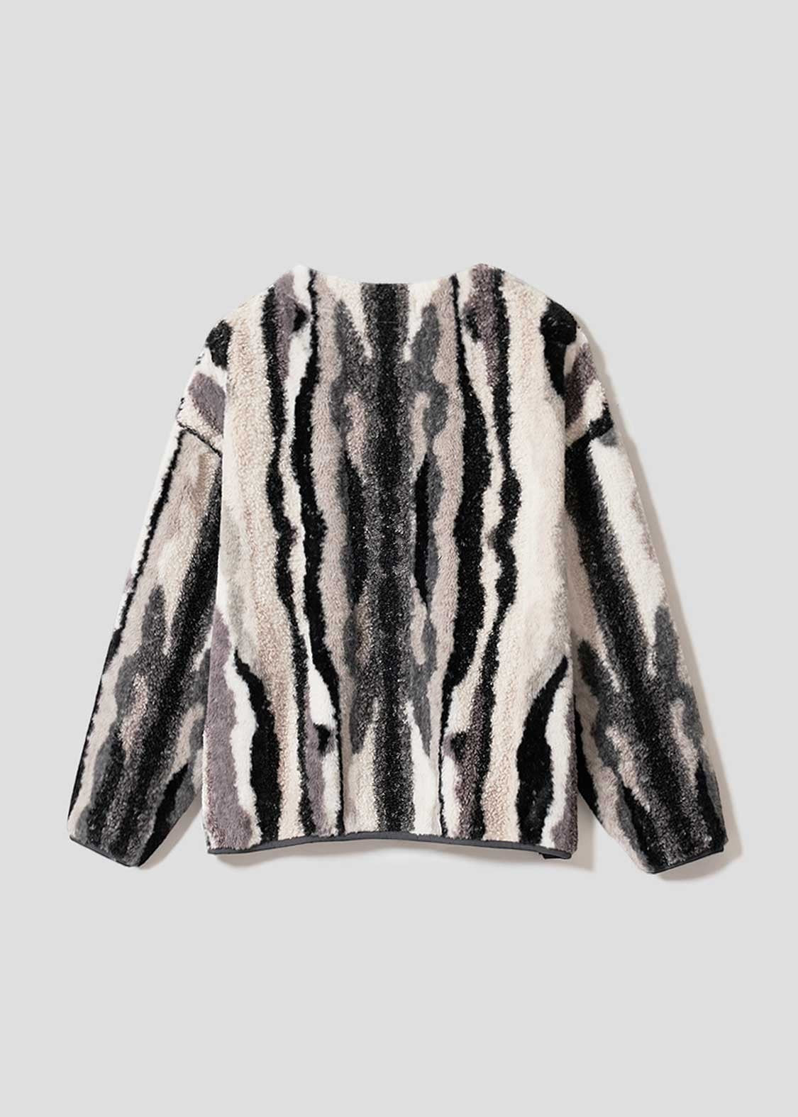 Rolling Pandas | Mixed Boa Cardigan
