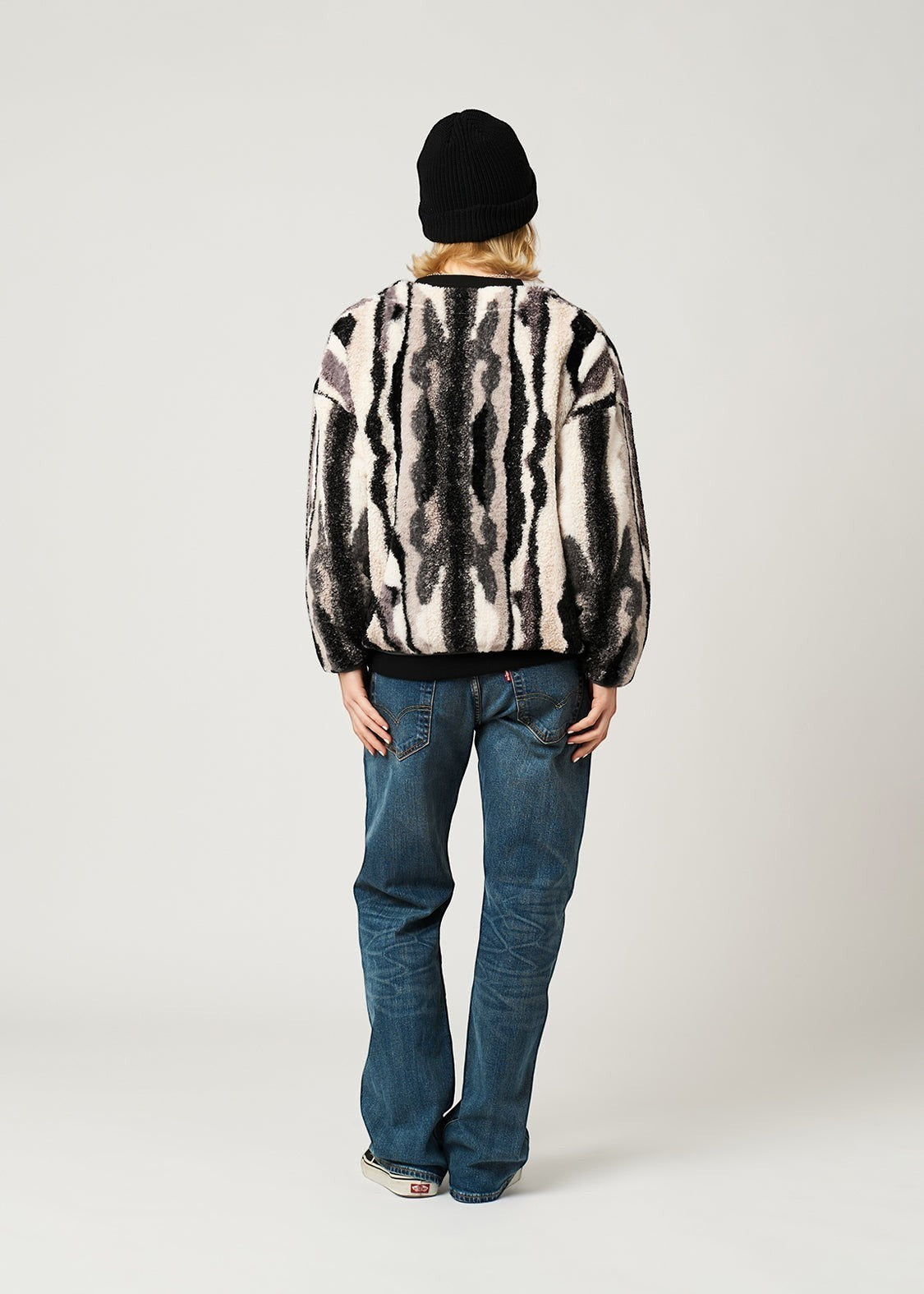 Rolling Pandas | Mixed Boa Cardigan
