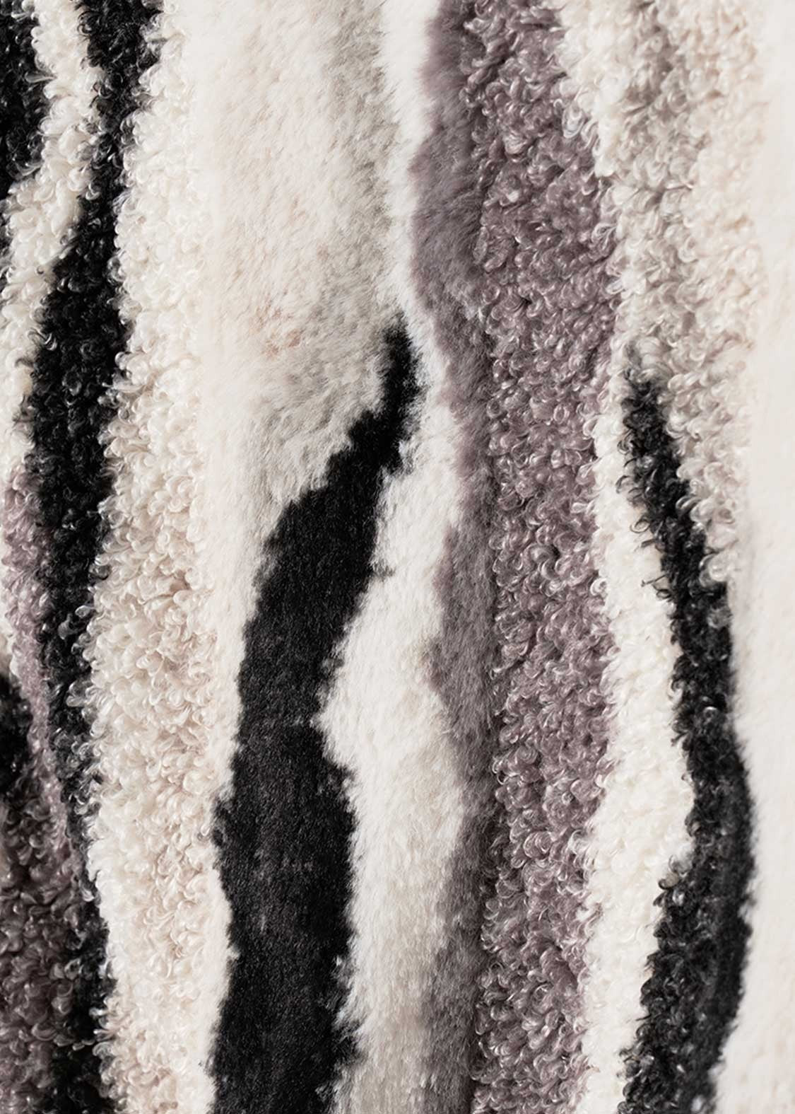 Rolling Pandas | Mixed Boa Cardigan