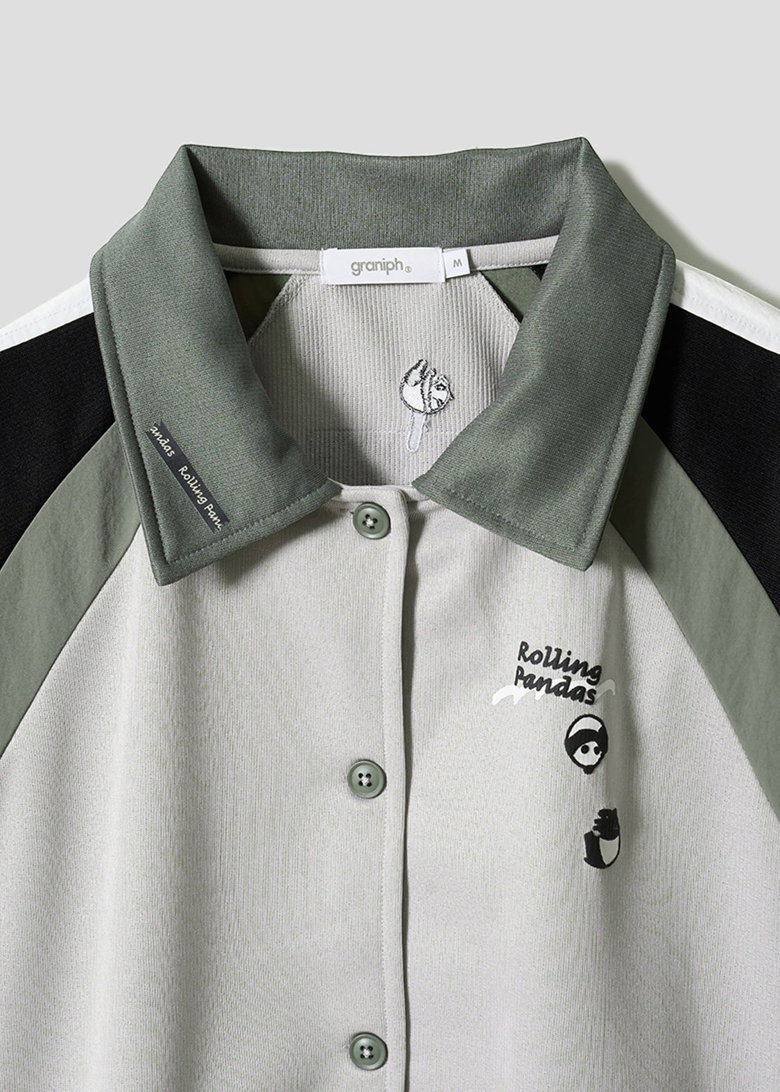 Rolling Pandas Library | Collared Cardigan