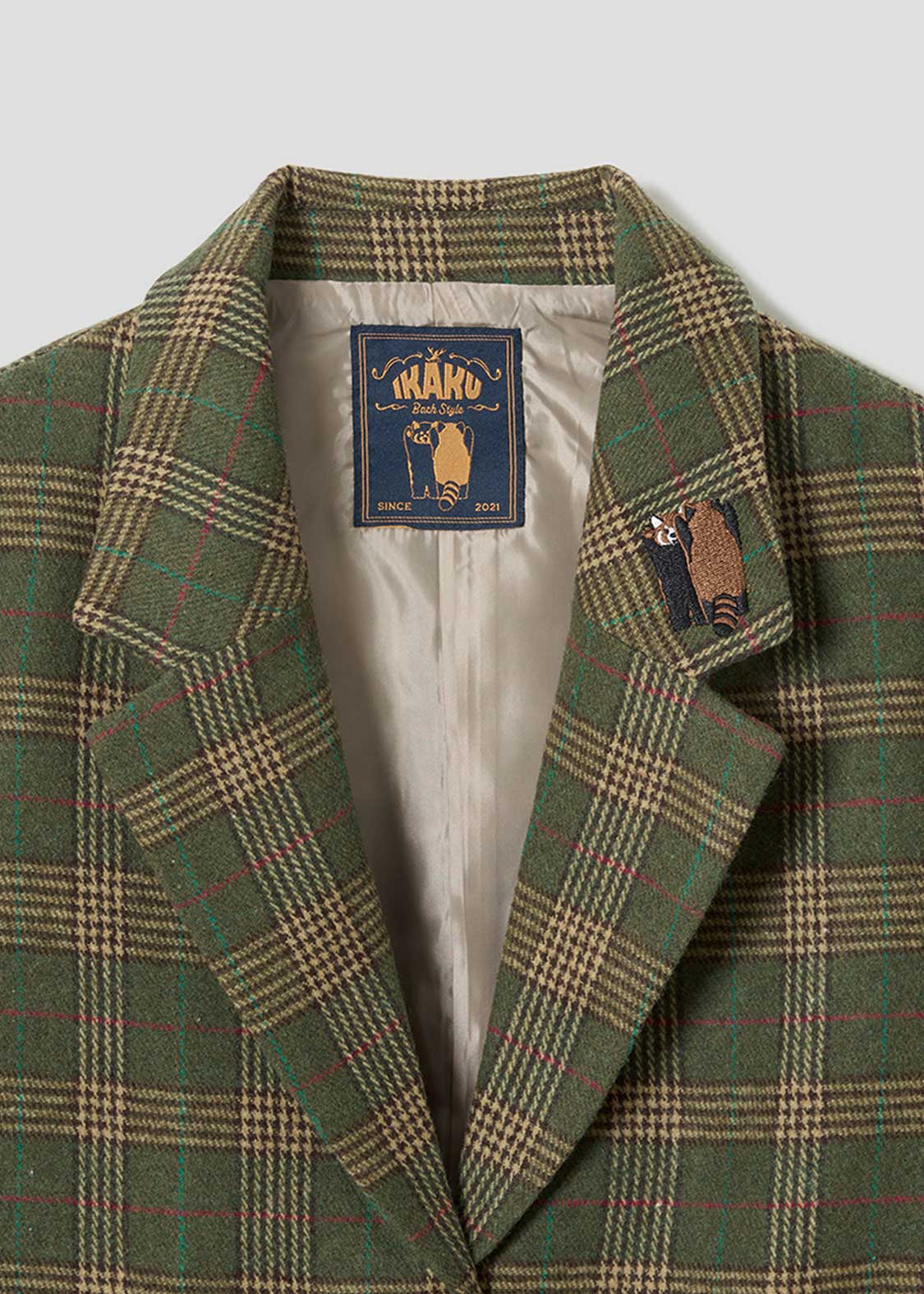 Ikaku Back Style | Tweed Jacket
