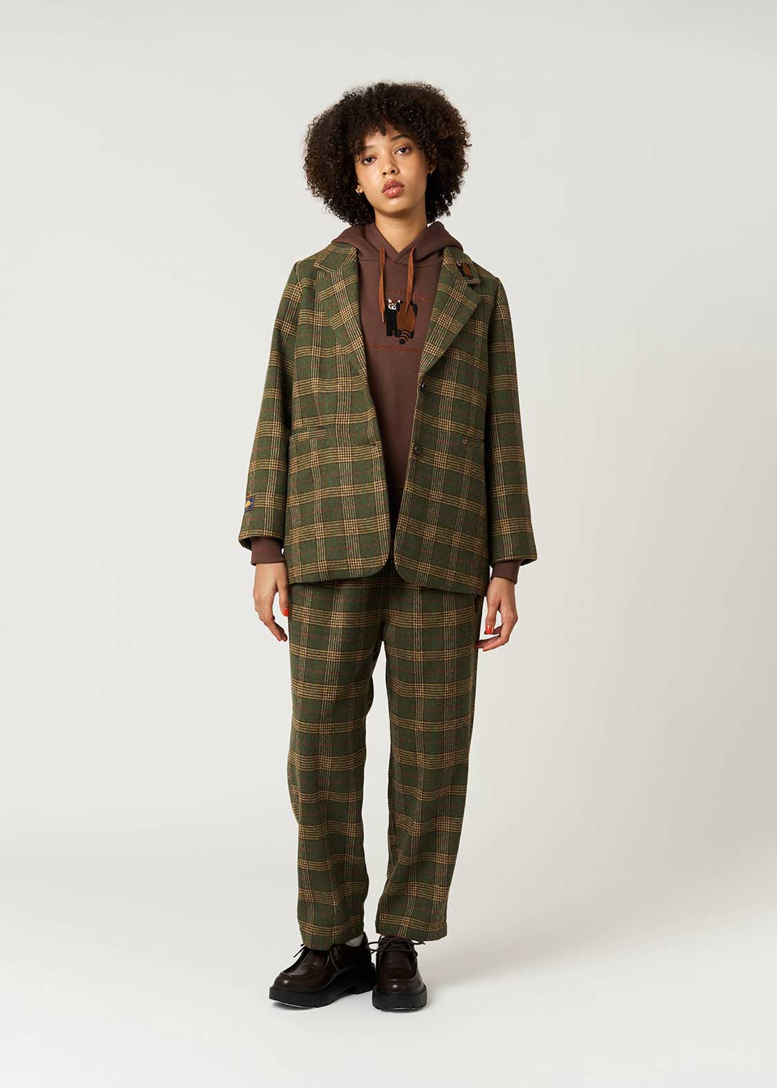 Ikaku Back Style | Tweed Jacket