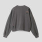 Beautiful Shadow Bloom DRK | Fleece Crew Neck Cardigan