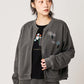 Beautiful Shadow Bloom DRK | Fleece Crew Neck Cardigan