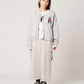 Ikaku Noringo | Fleece Crew Neck Cardigan