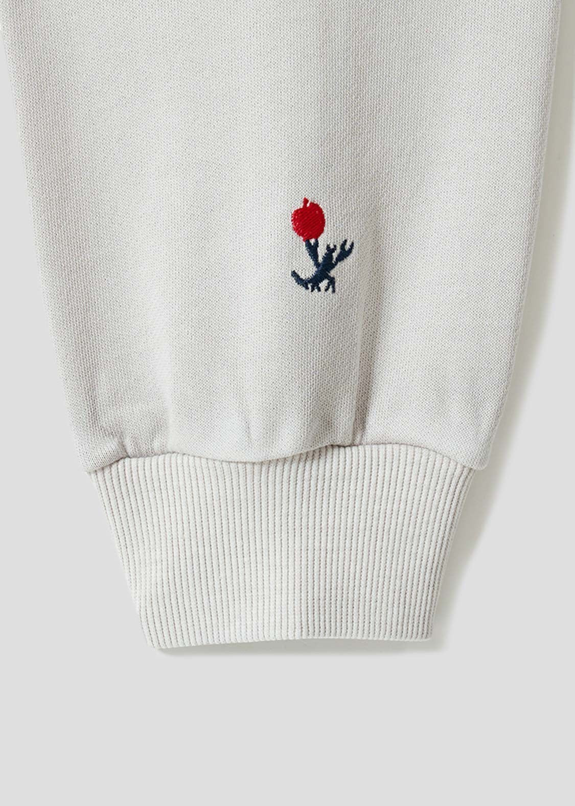 Ikaku Noringo | Fleece Crew Neck Cardigan