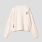 Beautiful Shadow Bloom | Fleece Crew Neck Cardigan