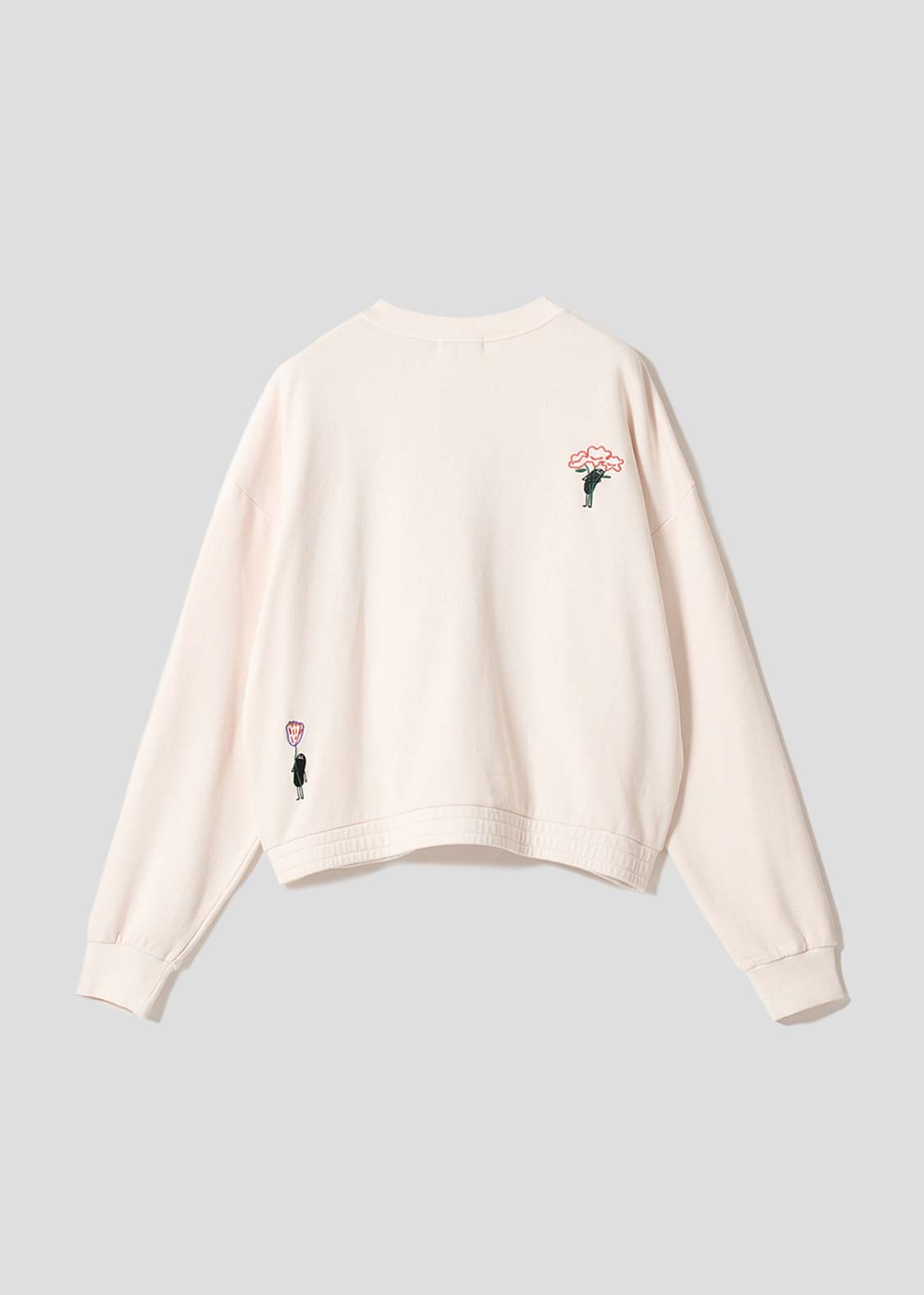 Beautiful Shadow Bloom | Fleece Crew Neck Cardigan