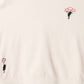Beautiful Shadow Bloom | Fleece Crew Neck Cardigan