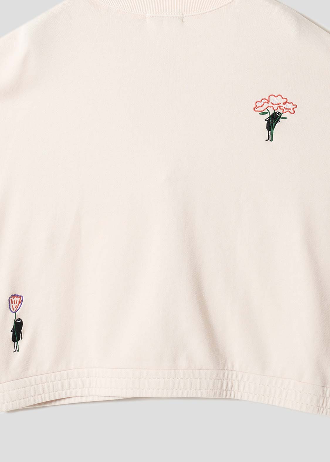Beautiful Shadow Bloom | Fleece Crew Neck Cardigan