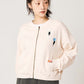 Beautiful Shadow Bloom | Fleece Crew Neck Cardigan