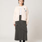 Beautiful Shadow Bloom | Fleece Crew Neck Cardigan