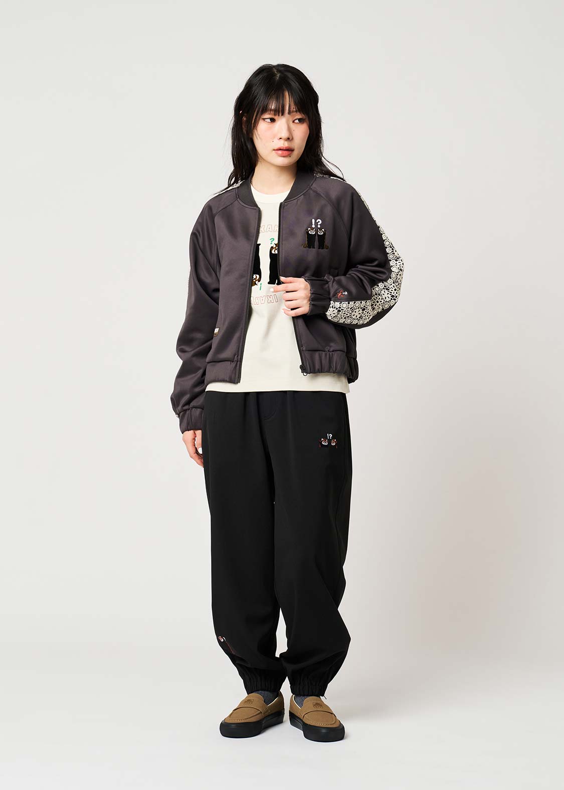 Ikaku Bikkuri Hatena | Lace Short Blouson