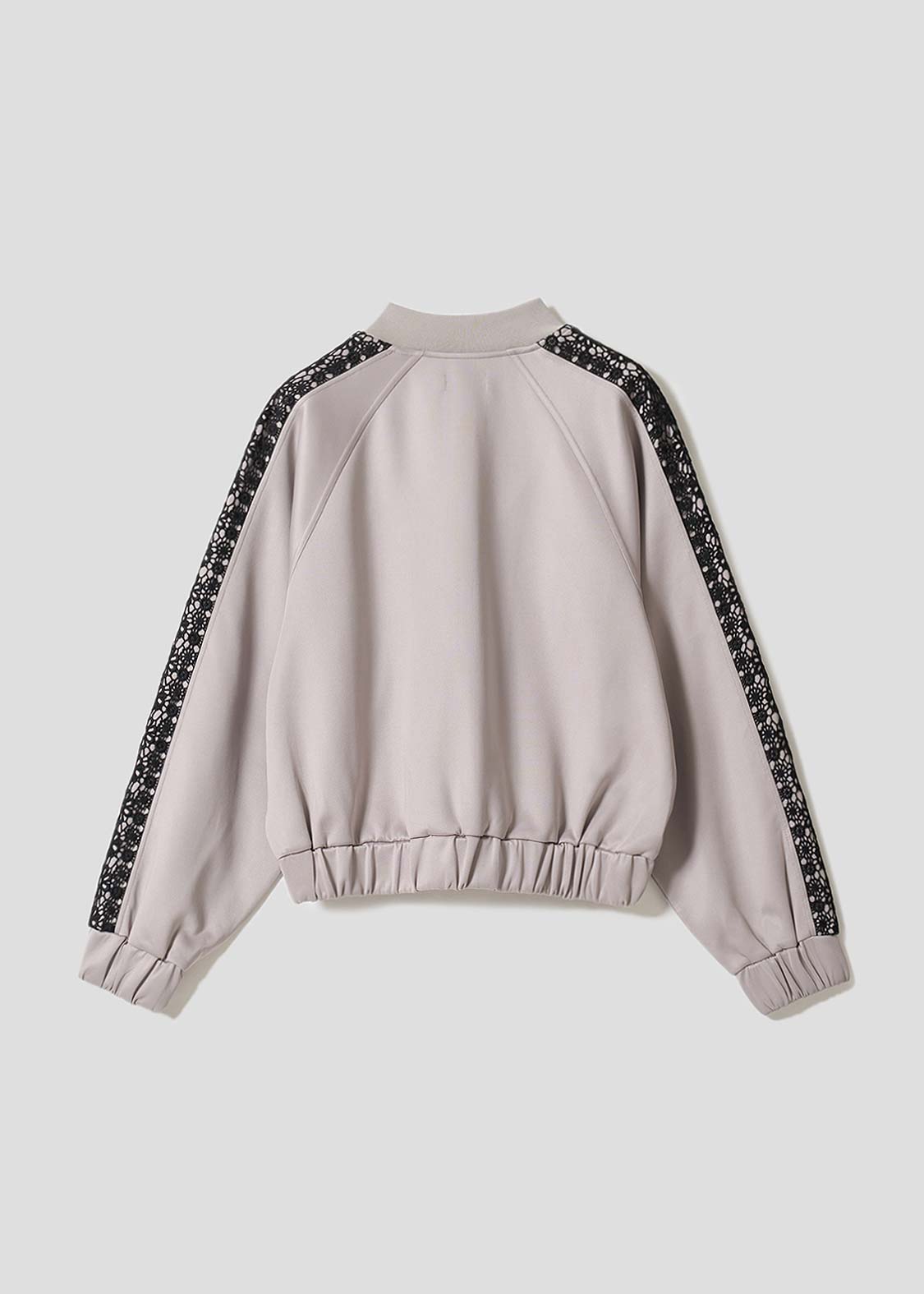 Rolling Pandas Painting | Lace Short Blouson