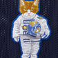 Washable Mesh Half Sleeve Knit Tee (ASTRO CAT)