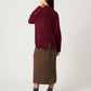 Neko Kaburi Beautiful Shadow | Coloured Nep High Neck Knit