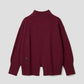 Neko Kaburi Beautiful Shadow | Coloured Nep High Neck Knit