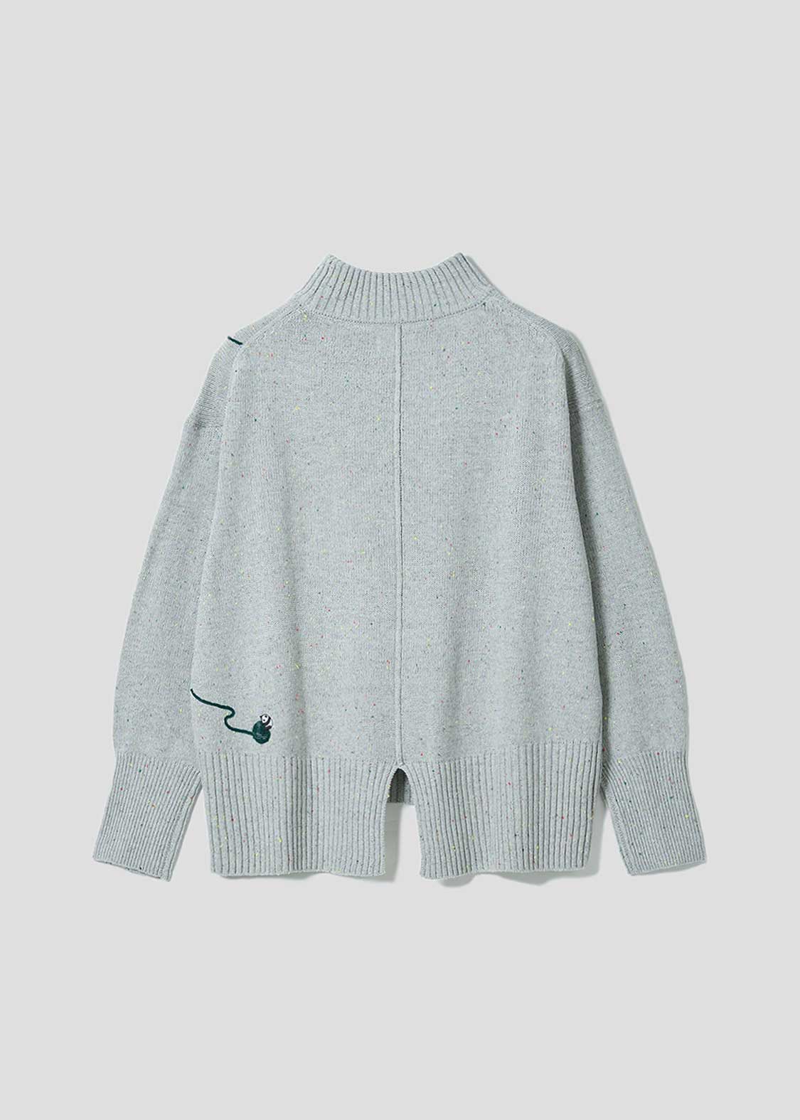 Rolling Pandas Kate | Coloured Nep High Neck Knit