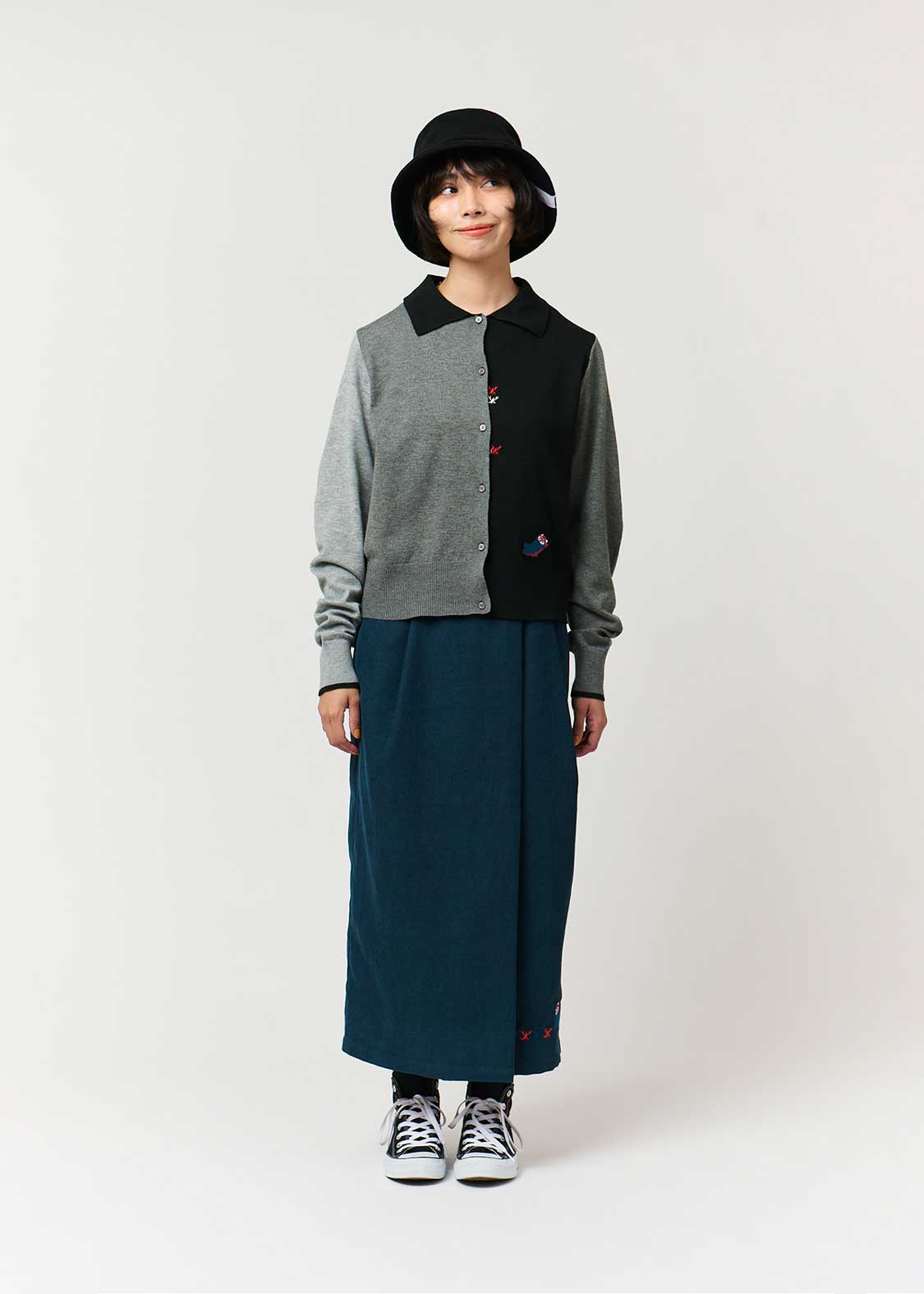 Ikaku Crayfish | Collared Knit Cardigan