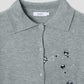 Rolling Pandas Party | Collared Knit Cardigan