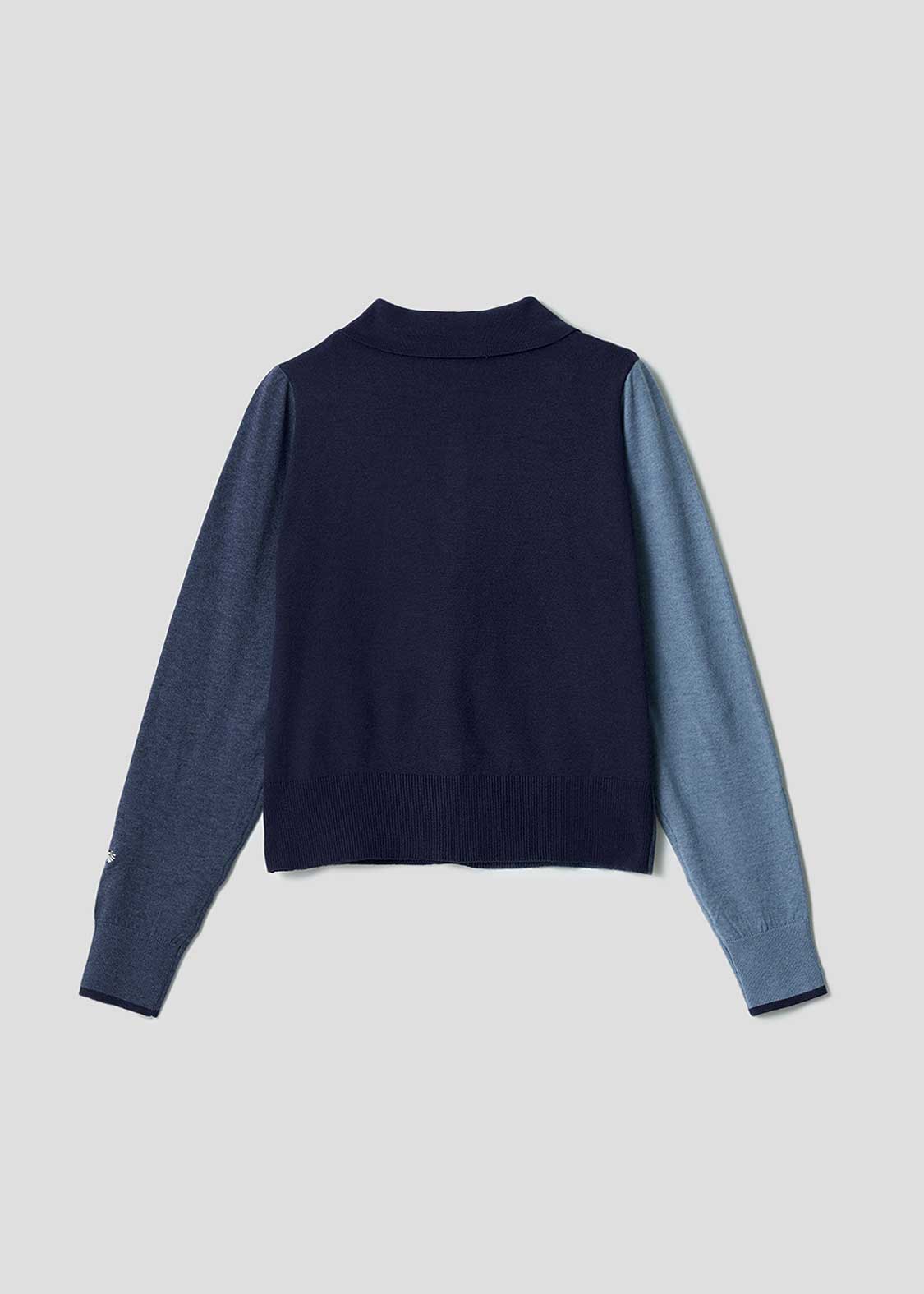 Long-Tailed Tit | Collared Knit Cardigan