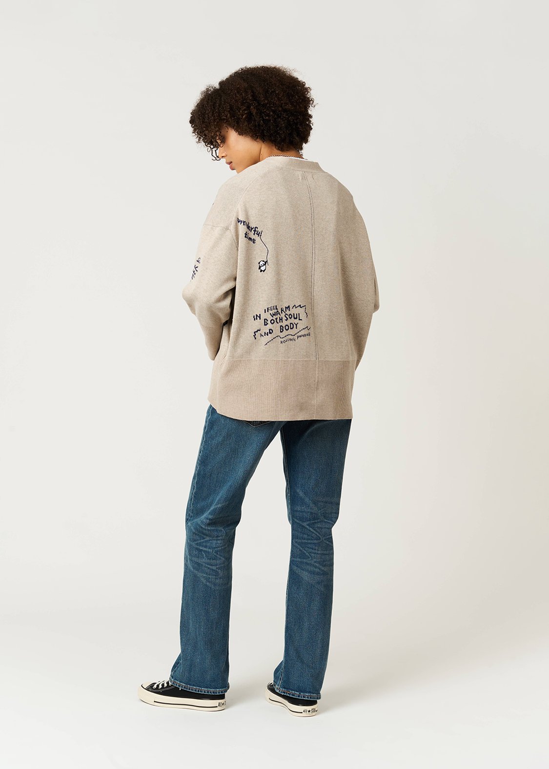 Rolling Pandas Kate | V-Neck Knit Cardigan