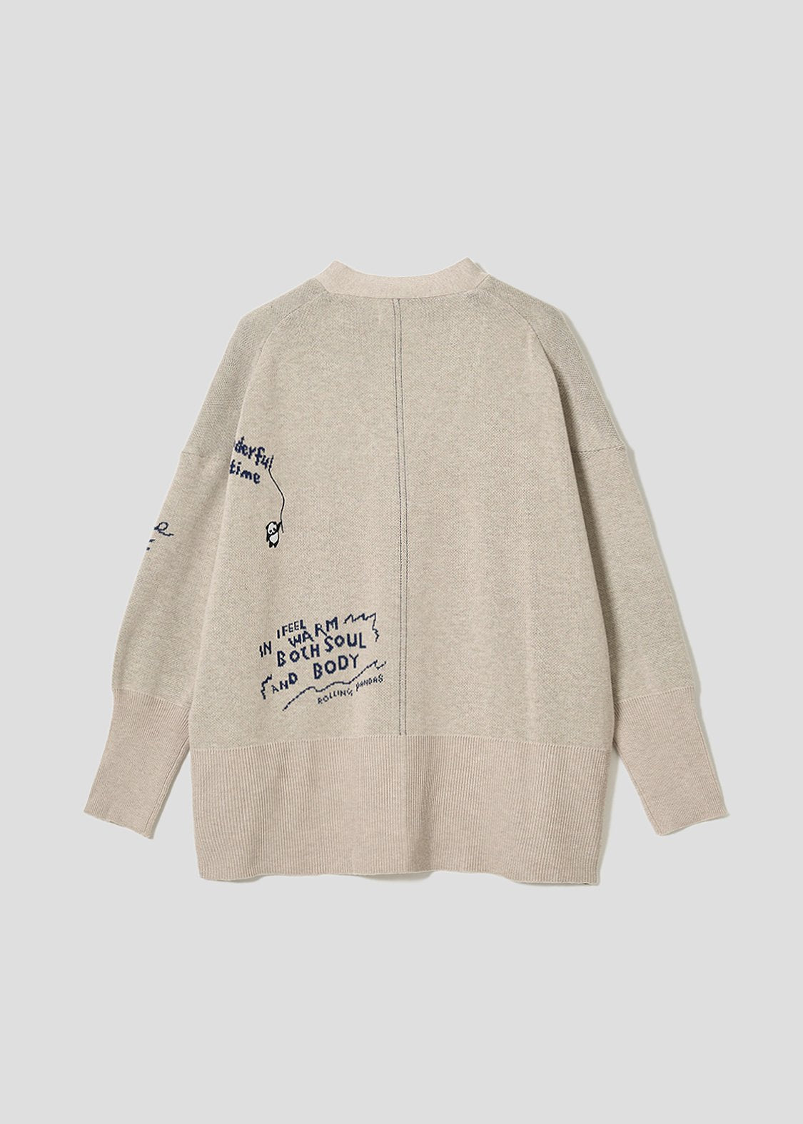 Rolling Pandas Kate | V-Neck Knit Cardigan