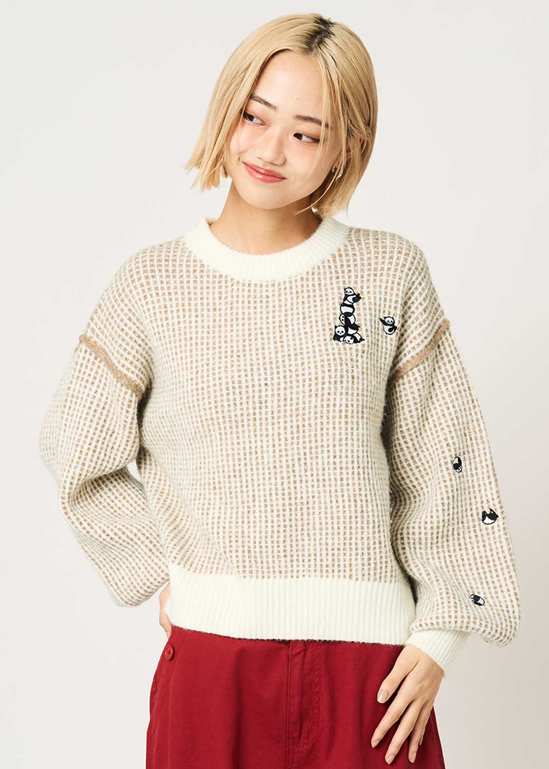 Rolling Pandas | Crew Neck Knit