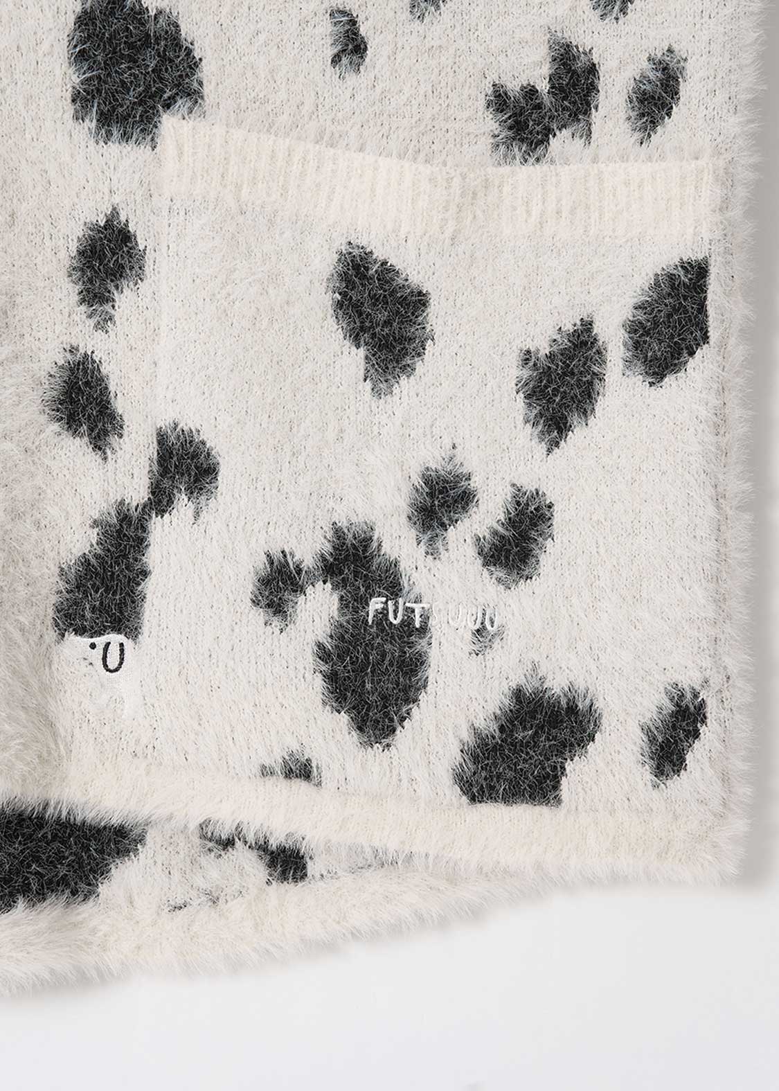 Nagasugiru Inu | Shaggy Cardigan