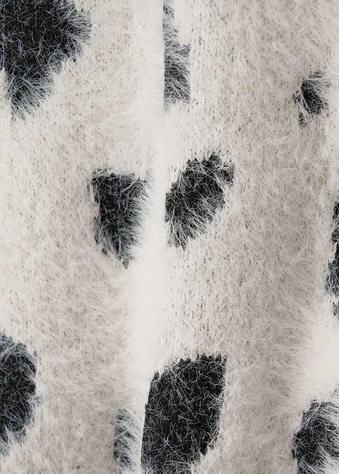 Nagasugiru Inu | Shaggy Cardigan