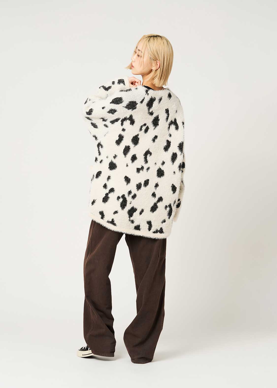 Nagasugiru Inu | Shaggy Cardigan