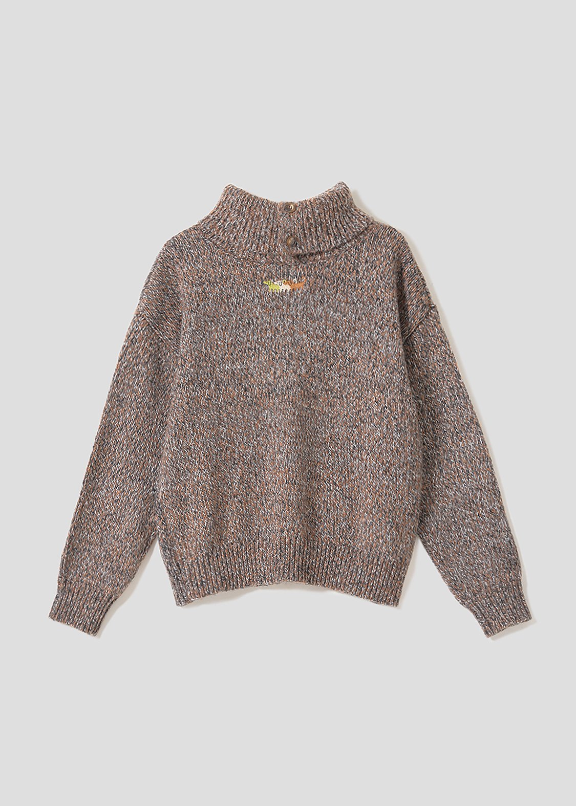 Nagasugiru Inu | High-Neck Knit