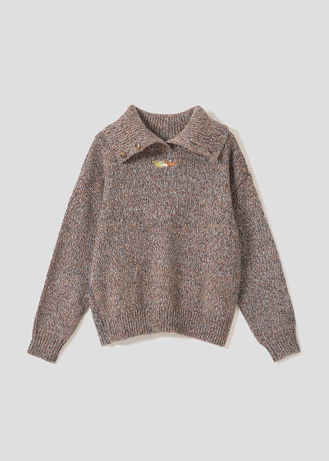 Nagasugiru Inu | High-Neck Knit