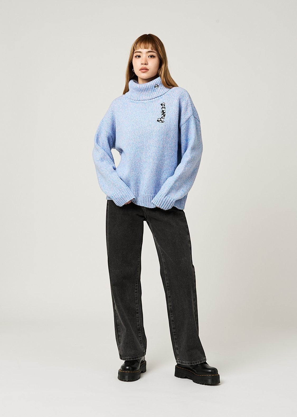 Rolling Pandas | High-Neck Knit
