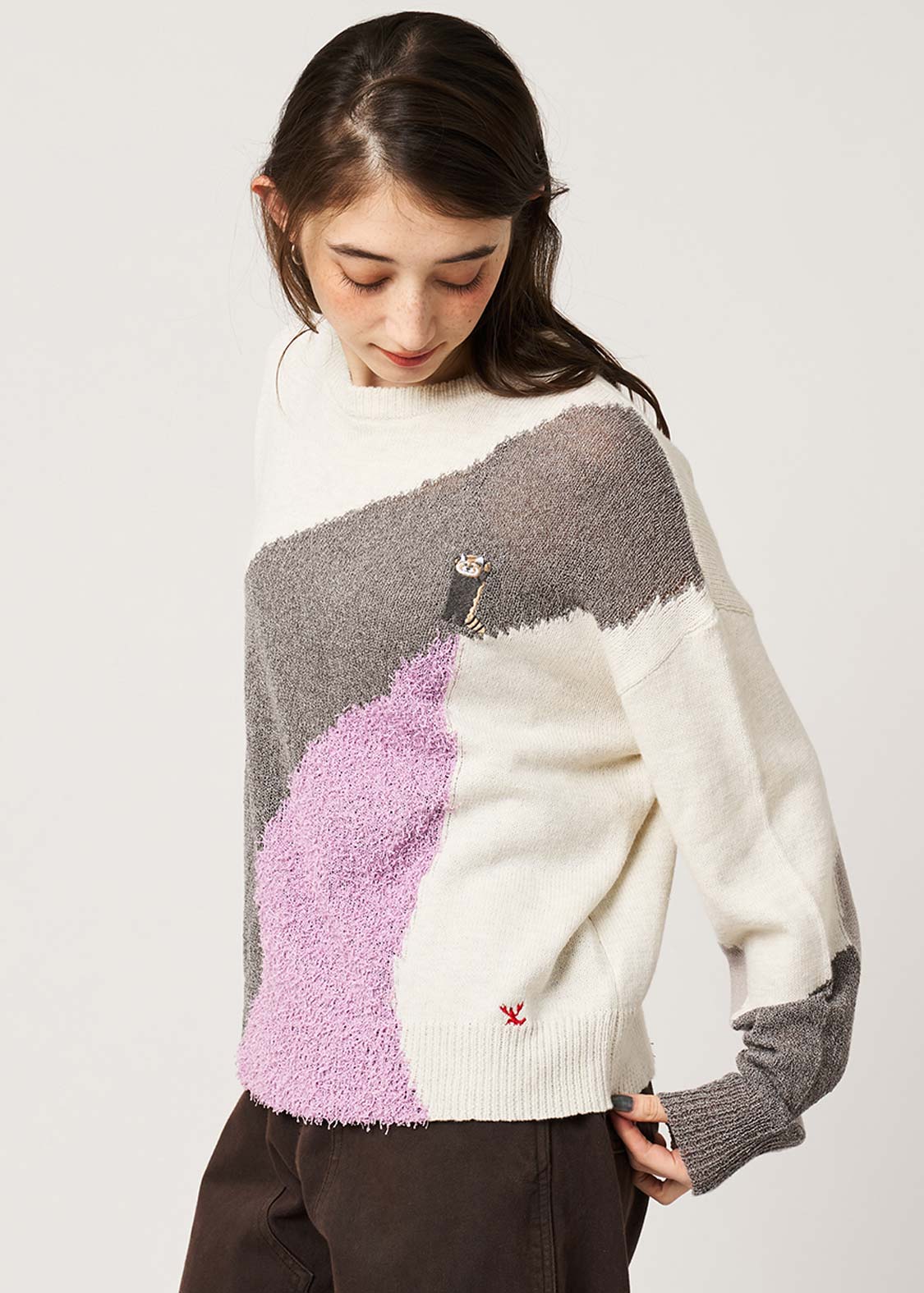 Ikaku | Switch Crew Neck Knit