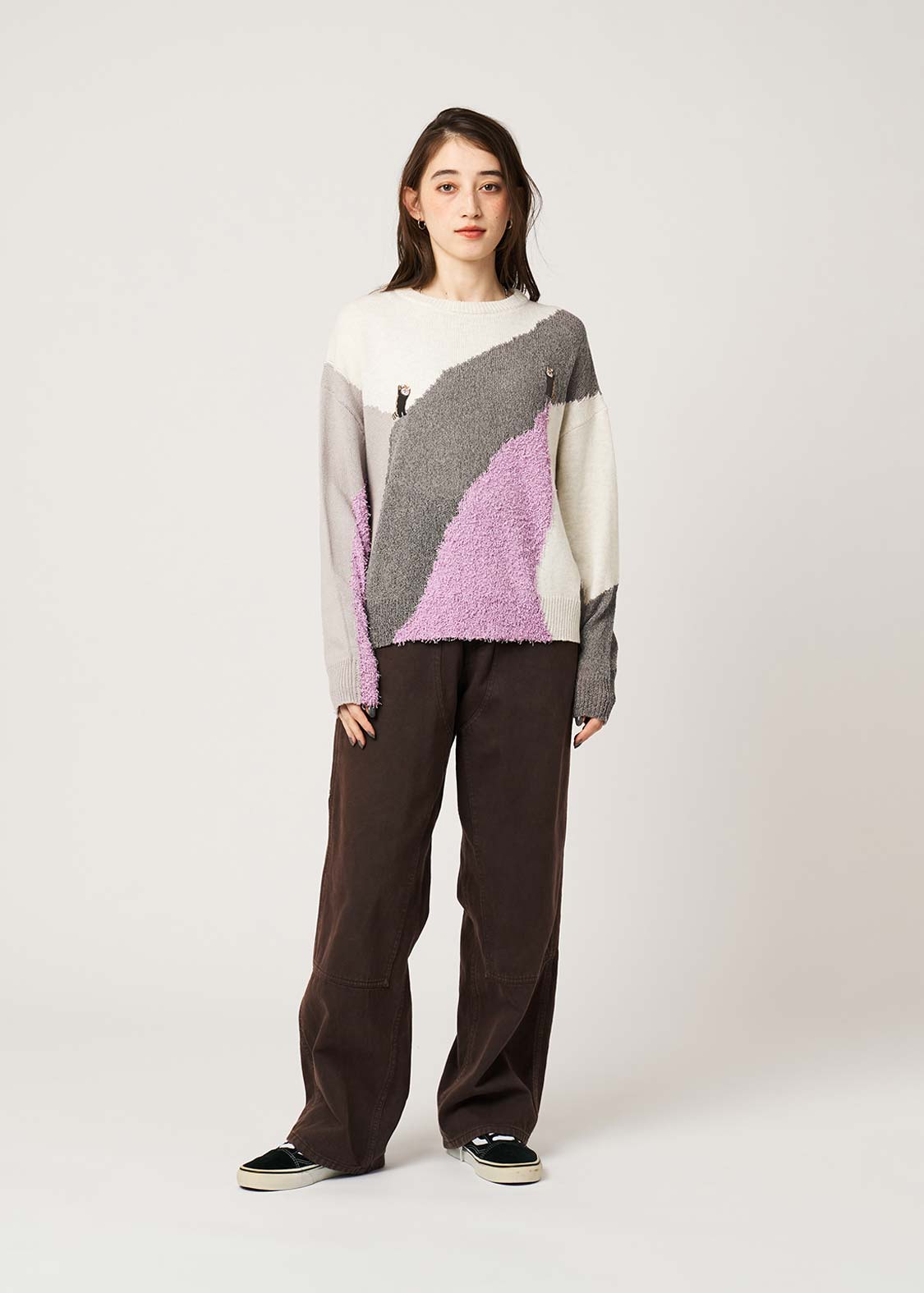 Ikaku | Switch Crew Neck Knit