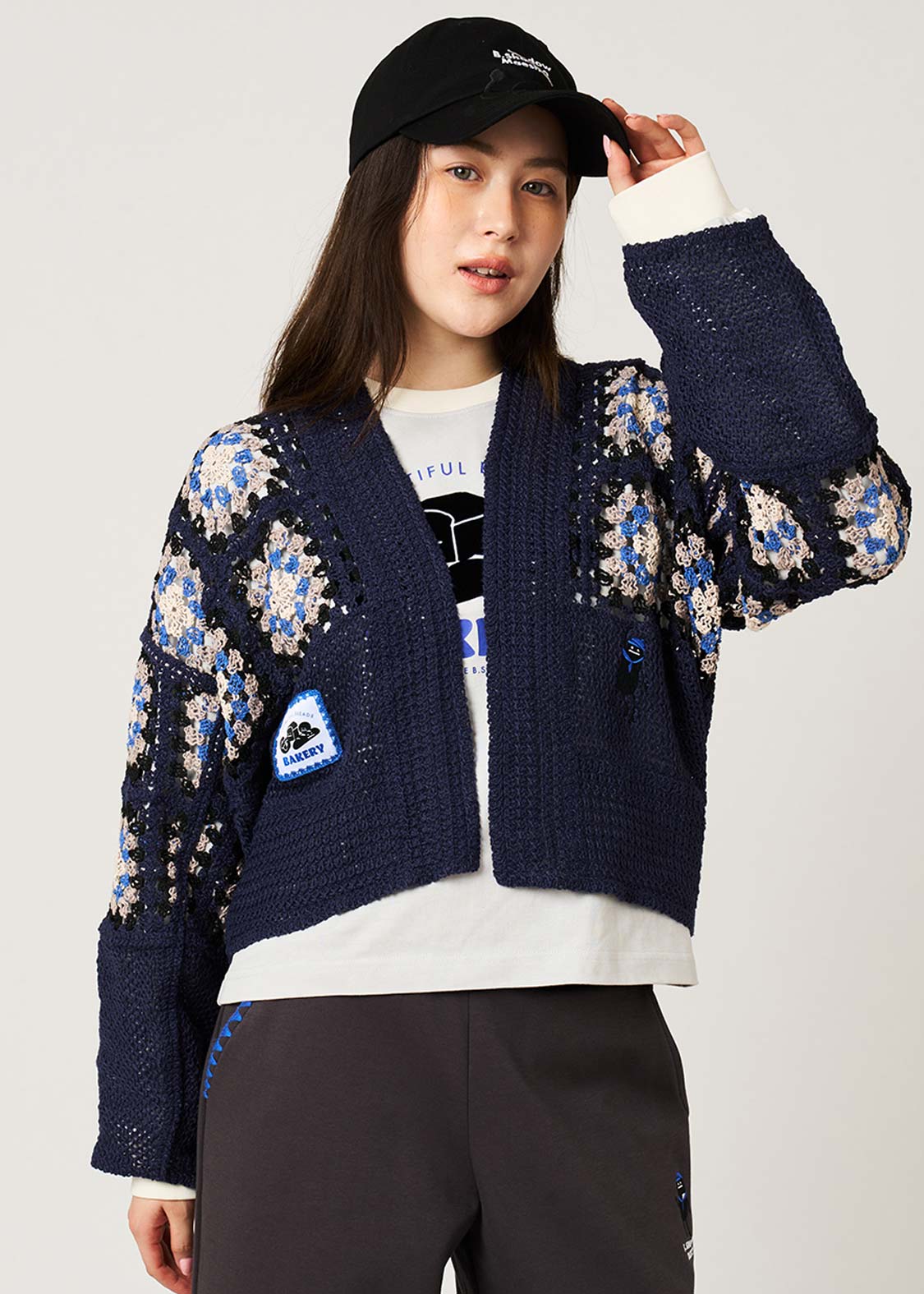 Beautiful Shadow Bakery | Crochet Short Knit Cardigan