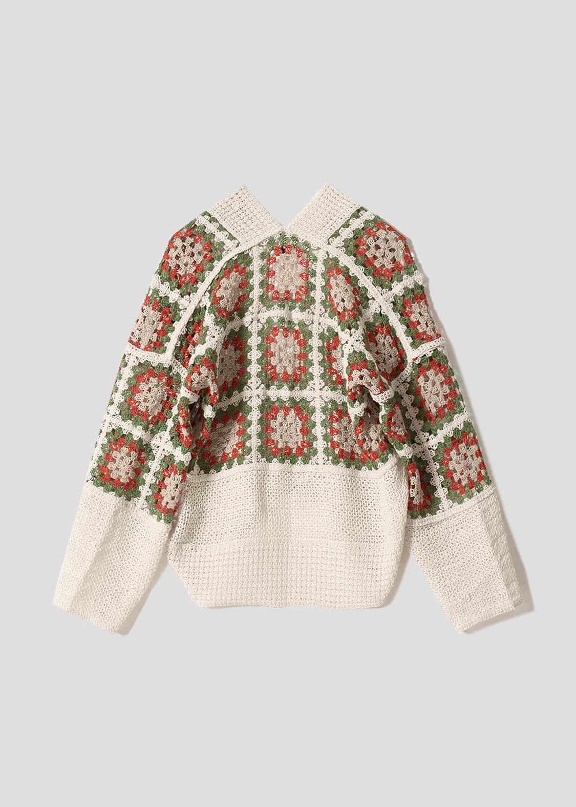 Ikaku Bikkuri Hatena | Crochet Short Knit Cardigan